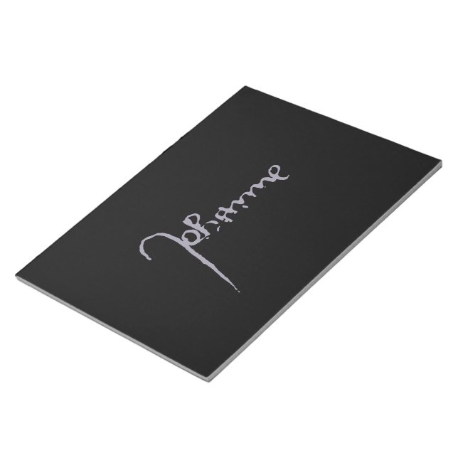 Bloco De Notas Jeanne d'Arc Santo Joan Heilige Johanna Signature (Inclinado)