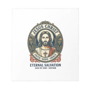 Bloco De Notas Jesus Barbeiro Camiseta Gráfica de Higiene Masculi