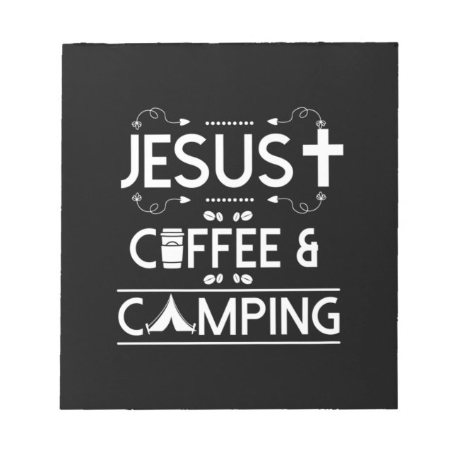 Bloco De Notas Jesus Café E Acampamento (Frente)