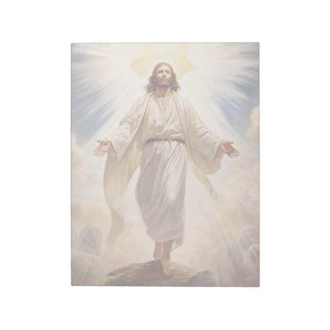 Bloco De Notas Jesus em Glória (Invertido)