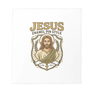 Bloco De Notas Jesus Enamel Pin Estilo Jesus Enamel Pin Cristão 