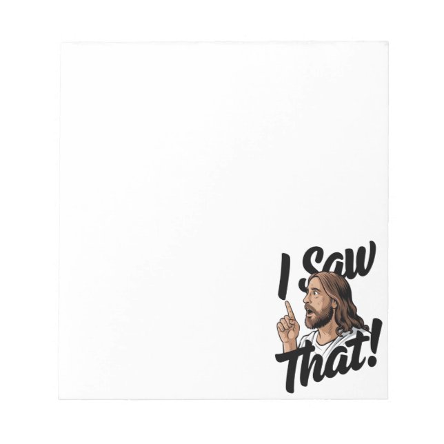 Bloco De Notas Jesus, Eu Vi Isso (Frente)