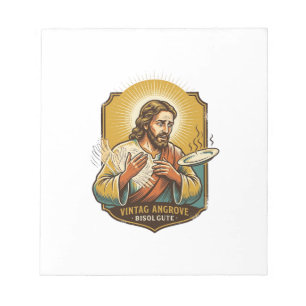 Bloco De Notas Jesus queimou o dedo ao tirar o prato do kit do mi