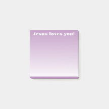 Jesus te ama! | roxo ombre
