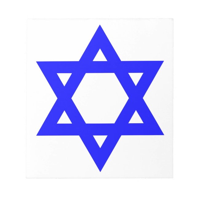 Bloco De Notas ✡︎ Jewish Star de David (Frente)