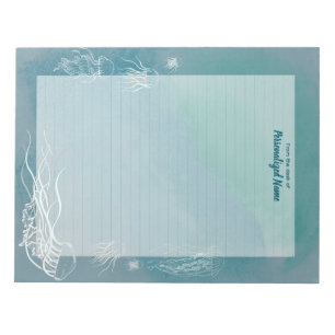 Bloco De Notas Jive Lined Jellyfish