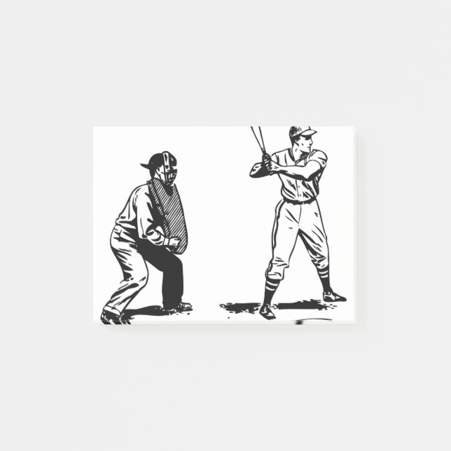 Bloco De Notas Jogador de beisebol 1 (Frente)