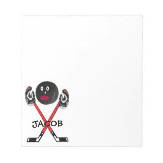 Bloco De Notas Jogador de Hóquei Personalizado
