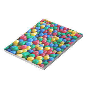 Bloco De Notas Jogo colorido dos miúdos das bolas do poço da bo