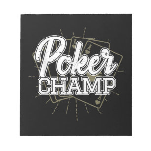 Bloco De Notas Jogo de Cartões de Poker do Melhor Jogador de Pok