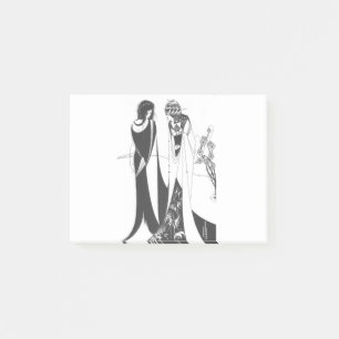 Bloco De Notas John e Salome, por Aubrey Beardsley. HD
