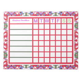 Bloco De Notas Jolly Cheerful Christmas Reminder Planner