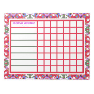 Bloco De Notas Jolly Cheerful Christmas Reminder Planner