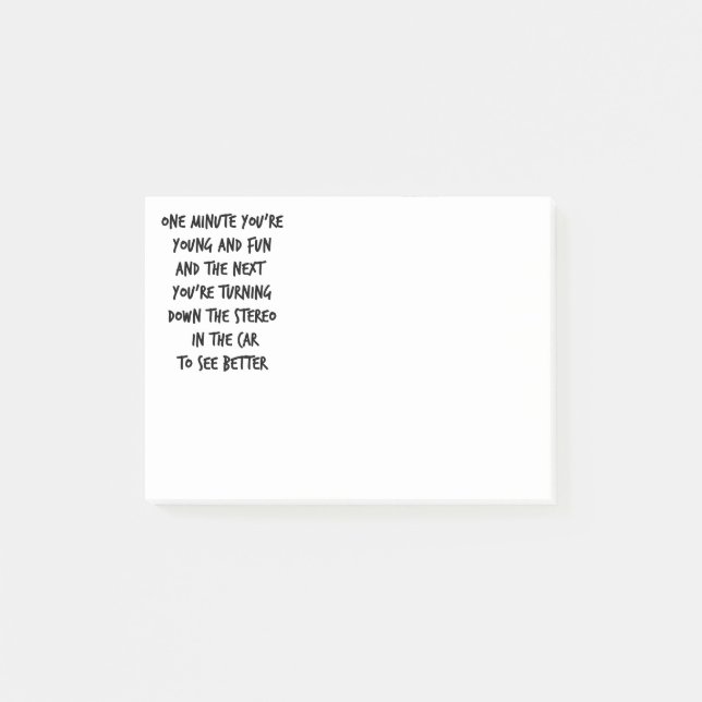 Bloco De Notas Jovem e Divertido (Frente)