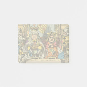 Bloco De Notas Julgamento de Alice do Valete de Copas Vintage