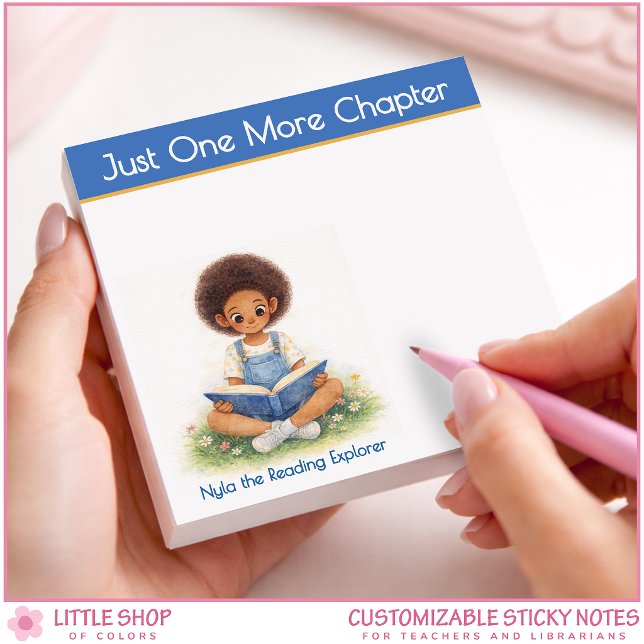 Bloco De Notas Just One More Chapter Book Lover Notes (Criador carregado)