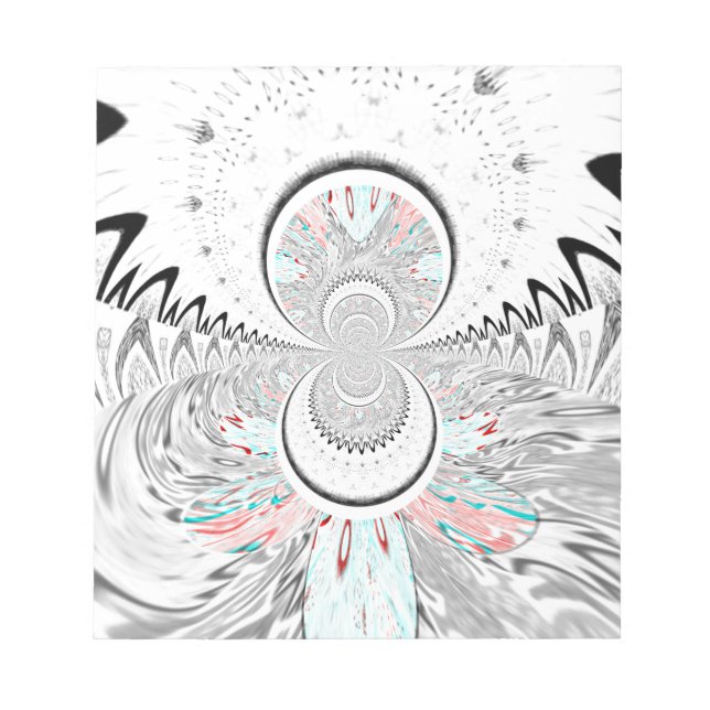 Bloco De Notas Kaleidoscope Impressão de Arte (Frente)