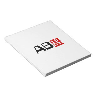 Bloco De Notas Kanji do japonês do AB do grupo sanguíneo