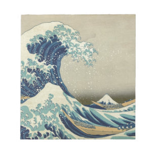 Bloco De Notas Katsushika Hokusai: A Grande Onda de Kanagawa
