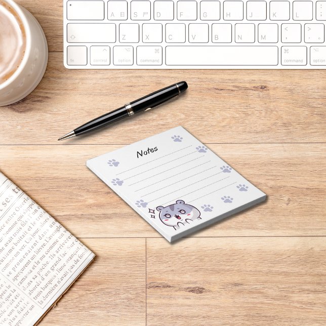 bloco de notas kawaii azul (Criador carregado)