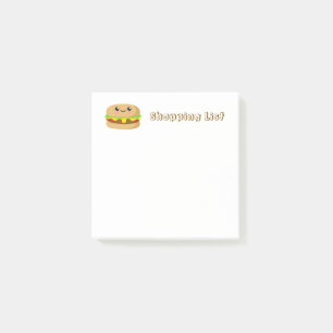 Bloco De Notas Kawaii Burger