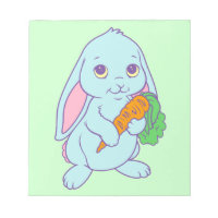 Kawaii Cute Cartoon Bunny Rabbit Carrot