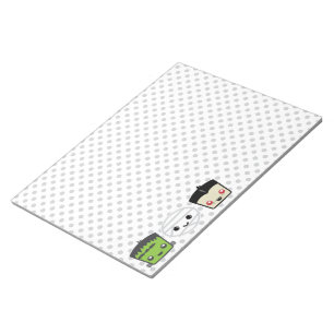 Bloco De Notas Kawaii Frankenstein Mummy Dracula Notepad