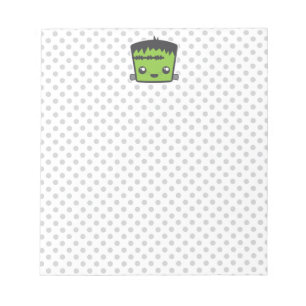 Bloco De Notas Kawaii Frankenstein Notepad