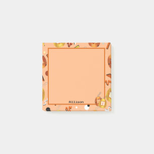 Bloco De Notas Kawaii Orange Tamagotchi
