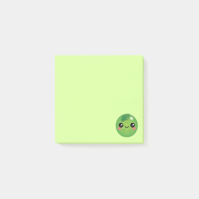 Bloco De Notas Kawaii Pea (Frente)