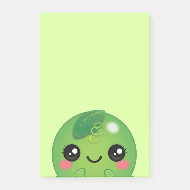 Bloco De Notas Kawaii Pea (Frente)