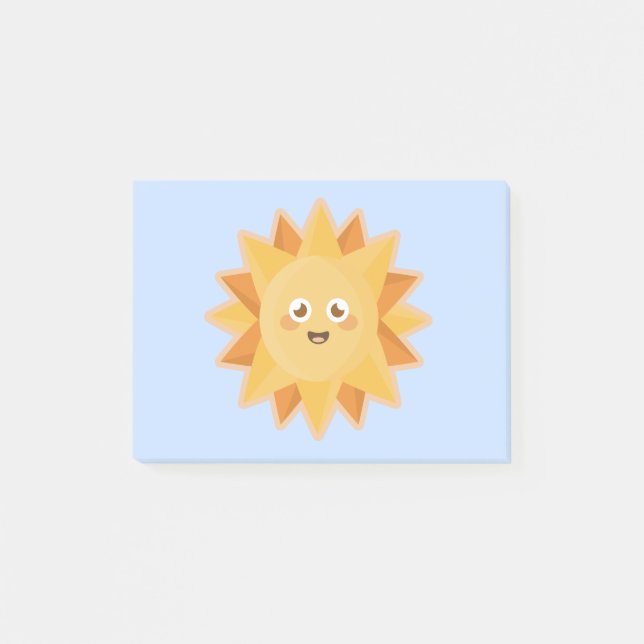 Bloco De Notas Kawaii Sun (Frente)