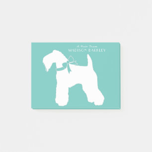 Bloco De Notas Kerry Blue Terrier Dog Puppy