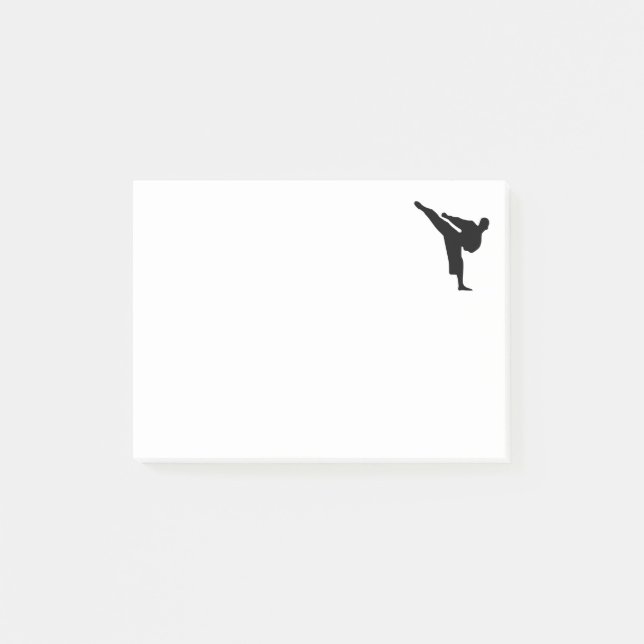 Bloco De Notas Kickboxing - Notas do Posto Karate (Frente)