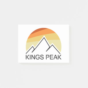 Bloco De Notas Kings Peak Utah Retro