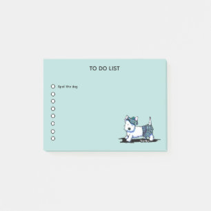 Bloco De Notas KiniArt Matou Westie Note Pad