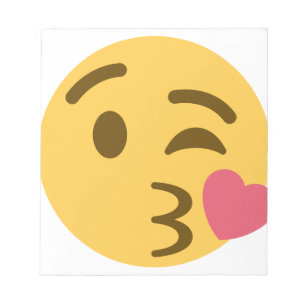 Bloco De Notas Kiss Emoji