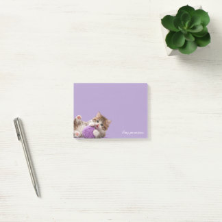 Bloco De Notas Kitten Stay Pawsitive Sticky Notes