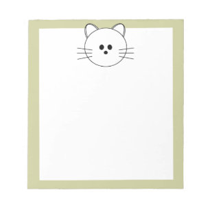 Bloco de Notas "Kitty" Patas Aqui
