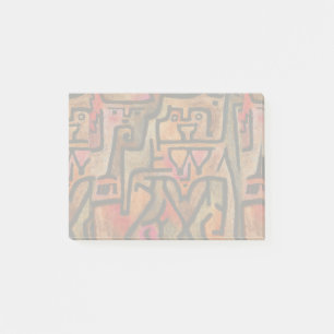 Bloco De Notas Klee Abstrato Forest Expressionista Arte Moderna