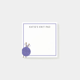 Bloco De Notas Knitter personalizado
