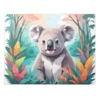 Koala Vetor Art Animal Na Natureza Majestosa