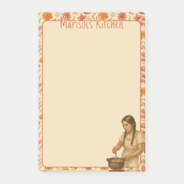 Bloco De Notas "La Cocina de Mama" My Recipes Post-it Notes