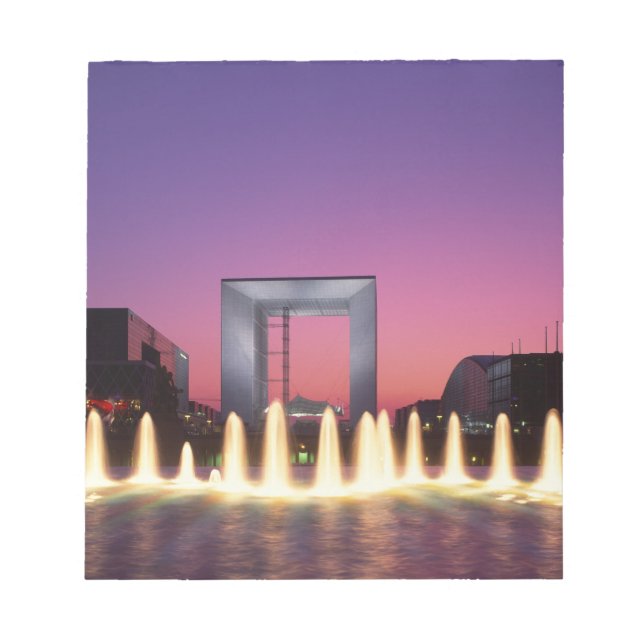 Bloco De Notas La Grande Arche, La Defense, Paris, França (Frente)