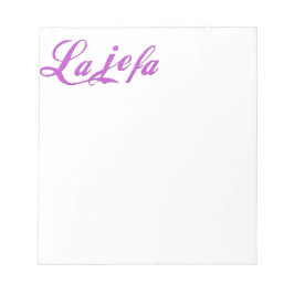 Bloco De Notas La jefa