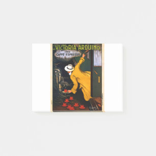 Bloco De Notas La Victoria Arduino Caffe Expresso Poster vintage