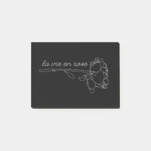 Bloco De Notas la vie en rosa