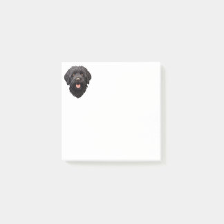 Bloco De Notas Labradoodle Black Dog