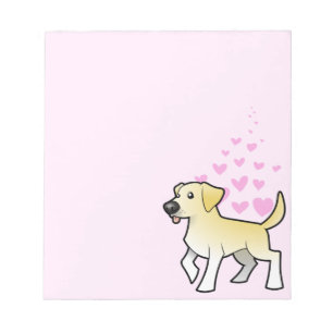 Bloco De Notas Labrador Retriever Love