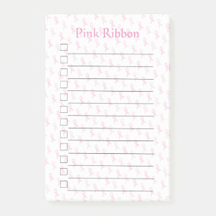Bloco De Notas Laço Rosa